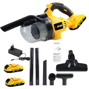 Aspiradora Inalámbrica 18V – 2 Baterías Recargables