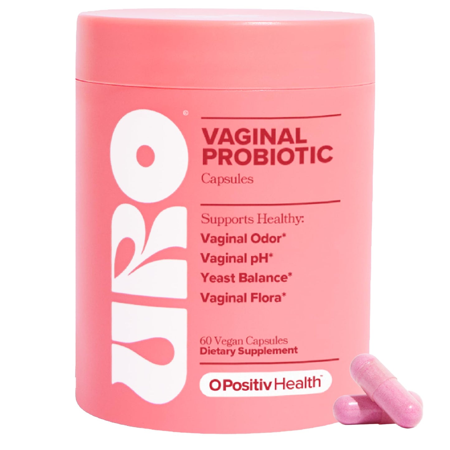 URO Vaginal Probiotics – 60 cápsulas | Salud íntima y equilibrio natural para la mujer